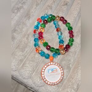 Beautiful Balenciaga fashion bracelets mint condition as is no return